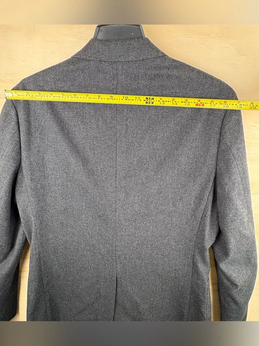 Banana Republic Slim Fit Blazer Men’s 40R Cotton Gray Patch Pocket 2 Buttons